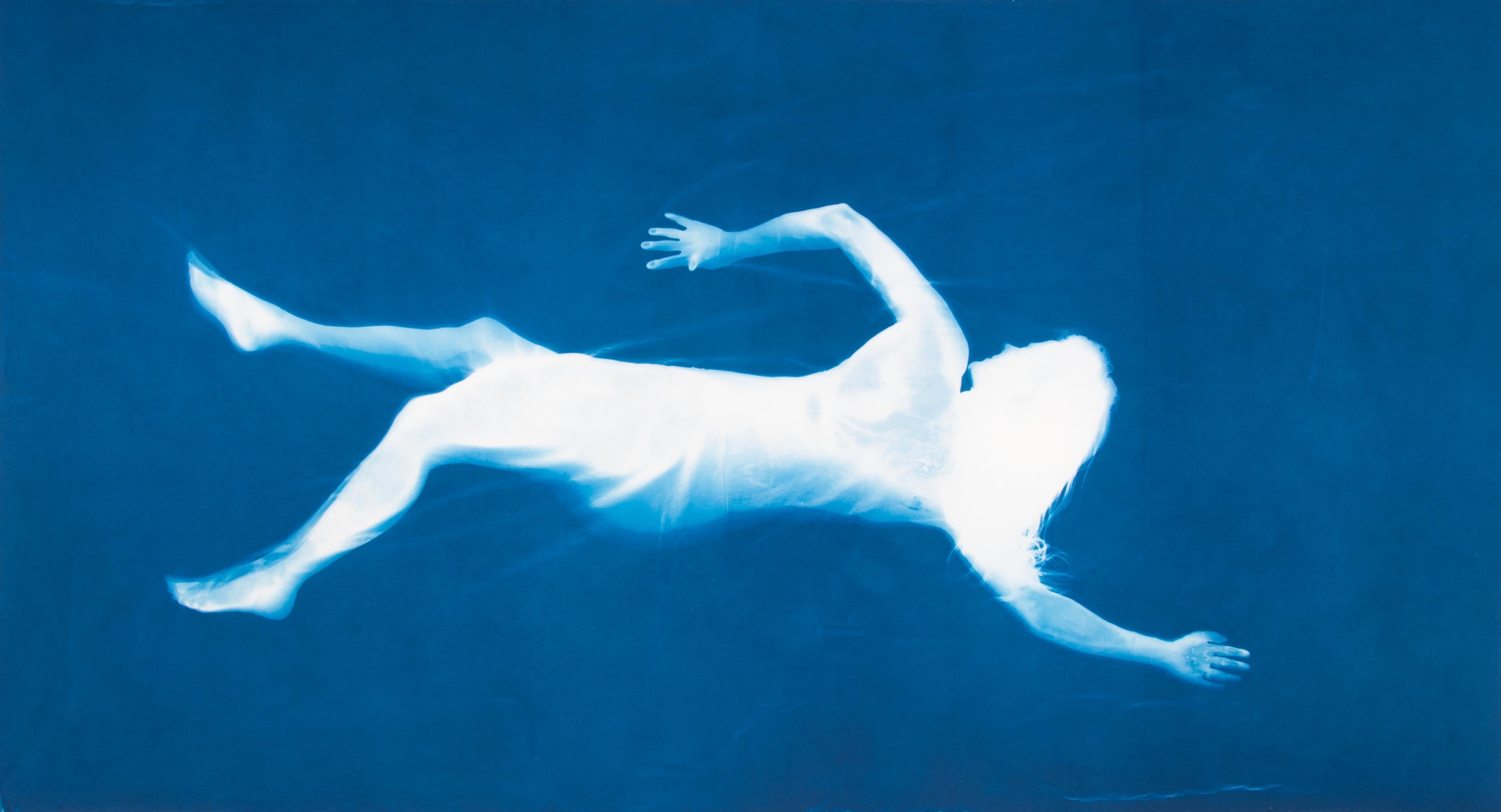 Louisa Armbrust Figurative Photograph - Blue Swimmer—Frame 015