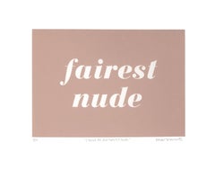 L'Oreal No. 800: Fairest Nude Screenprint Edition 1