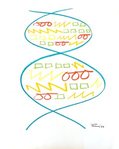 Original Drawing, Biological Information Series Genetic Code DNA 10-1834