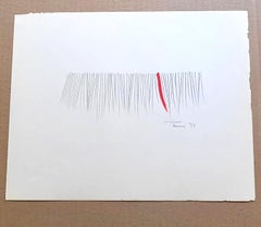 Vintage Aubrey Penny Original Marker Drawing Signed and Dated 1973