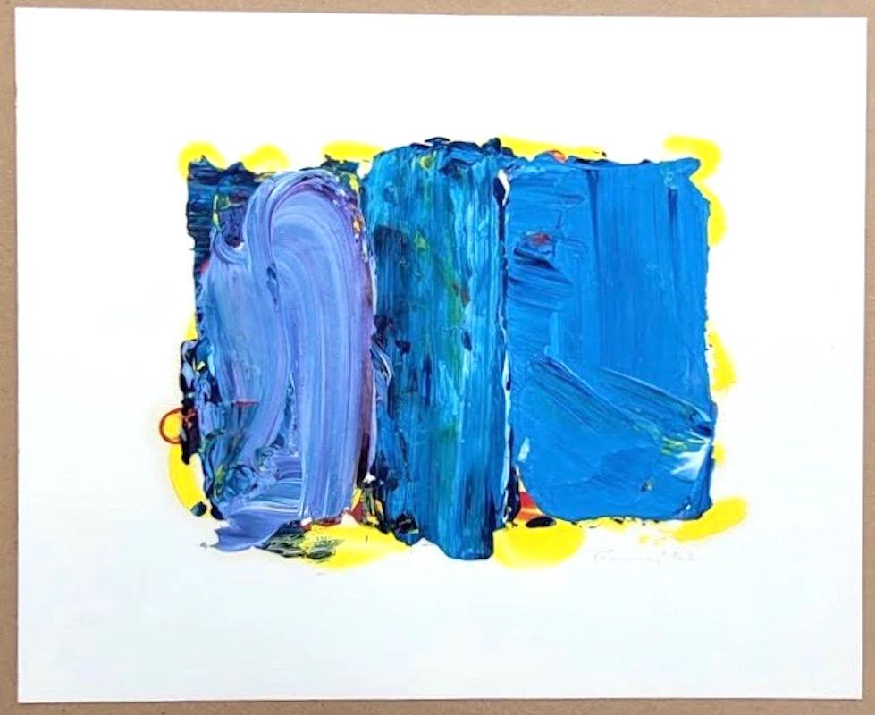 Aubrey Penny Abstract Water Color - Untitled, Signed and Dated