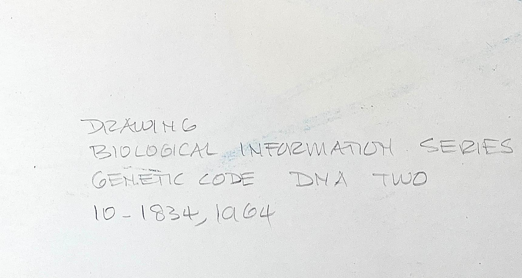 Original Zeichnung, Biological Information Serie Genetisches Code DNA 10-1834 im Angebot 2