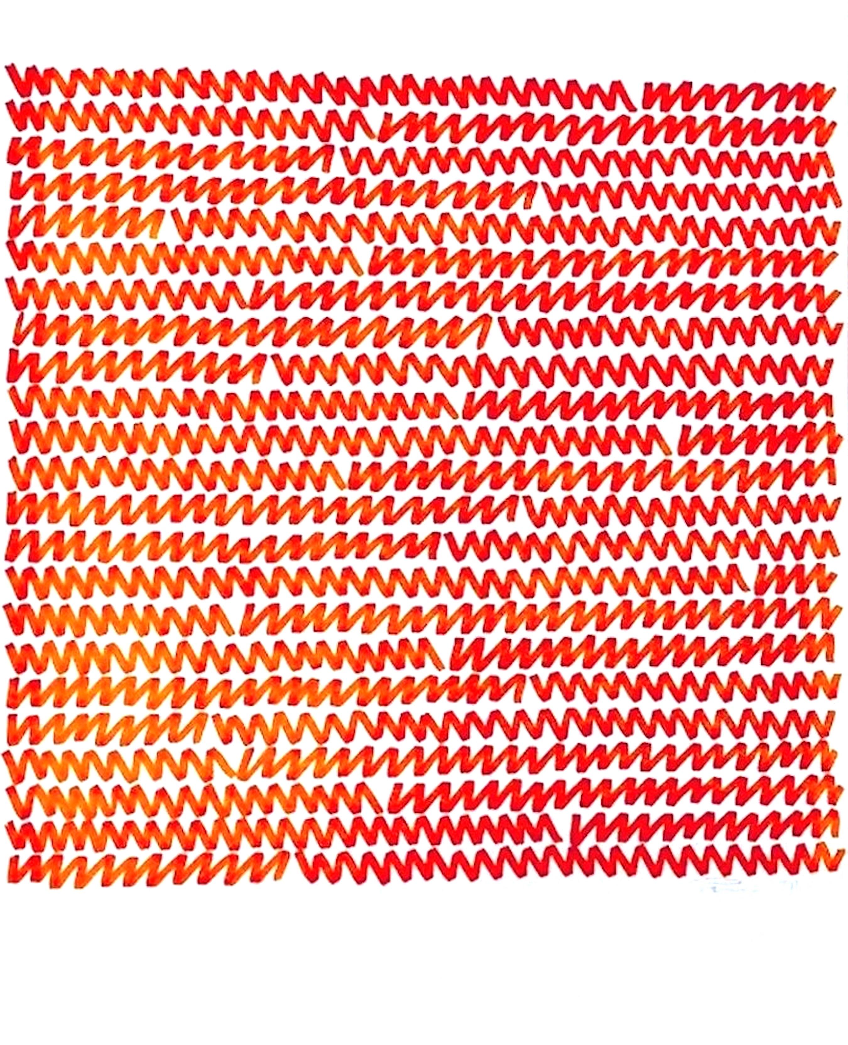 Dessin original signé et daté au crayon par Aubrey Penny Janvier 1971 Série Réflexion #6642.

Aubrey Penny (Américain, 1917-2000) était un artiste abstrait californien novateur qui a travaillé sur divers supports. Propriétaire de la galerie No-os