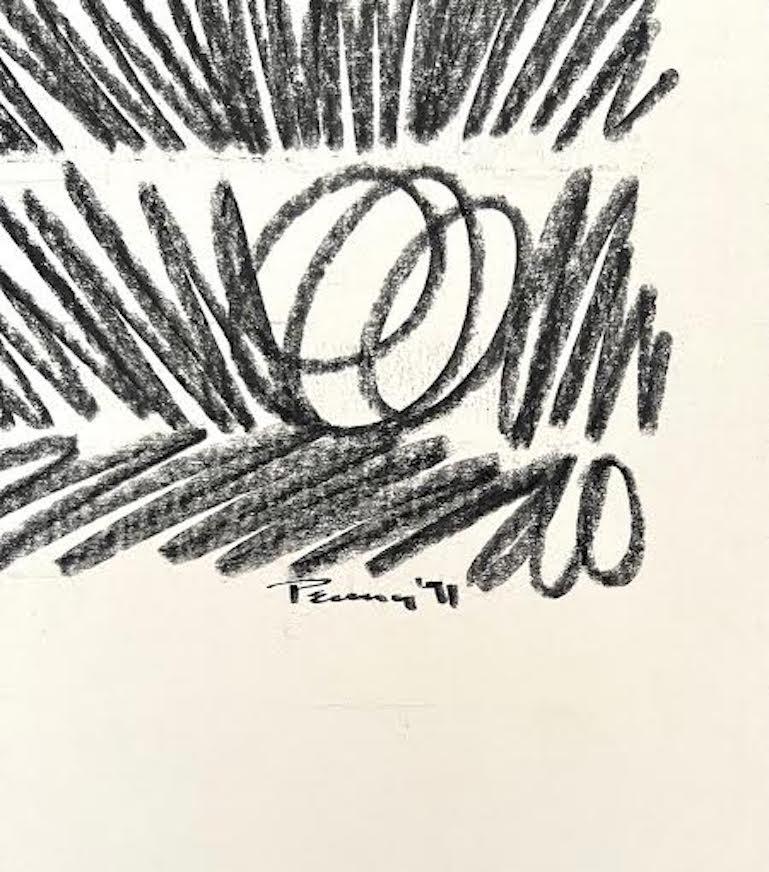 Dessin abstrait d'Aubrey Penny (1917-2000), marquage sur papier, signé et daté  en vente 4
