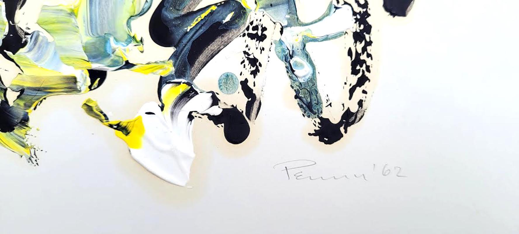 Aubrey Penny Watercolor - Biological Structure Series - Signed and Dated For Sale 5