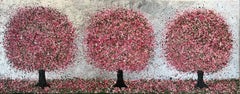 Wonderful Spring Morning, Tree Art, Nature, Affordable art, Pink
