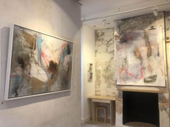 Judith Brenner- Torgiano, Abstract Original Painting, Mixed Media