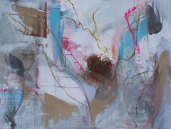 Judith Brenner- Torgiano, Abstract Original Painting, Mixed Media 