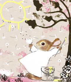June, The Happy year, Harry Bunce, Limited edition print, Animal art