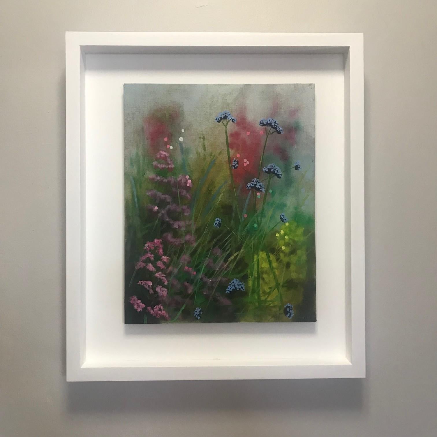 Island Garden Border III, Floral Painting on Board by Dylan Lloyd for Sale For Sale 7