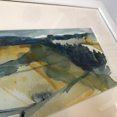 Zeitgenössisches Gemälde "Cotswolds Landscape" von Rosie Phipps, zum Verkauf, abstrakte Kunst