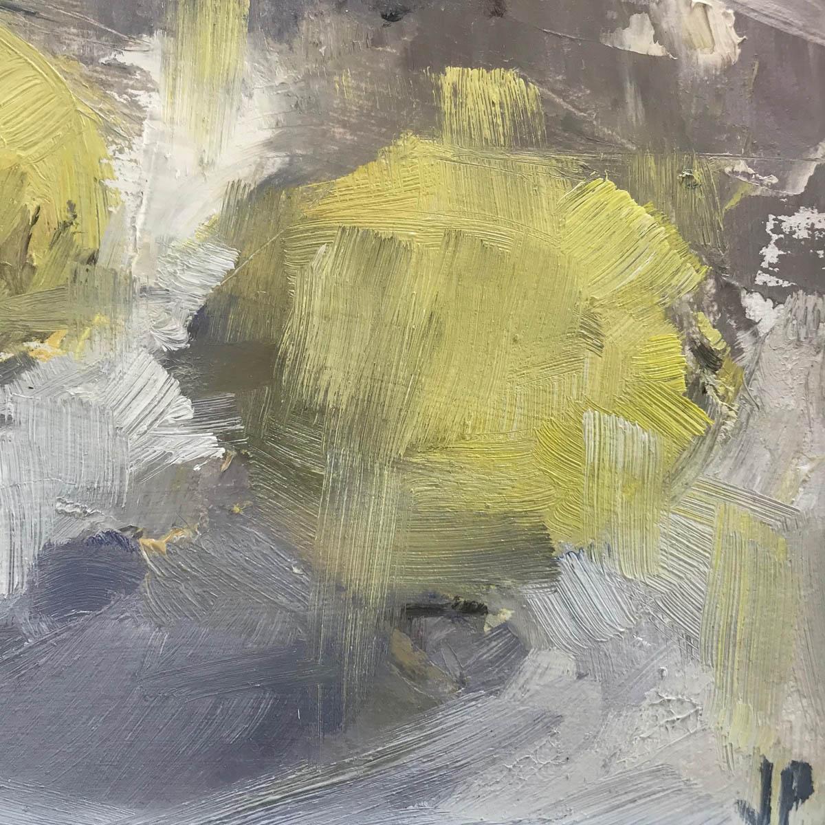 Three Lemons I BY JEMMA POWELL, Original Contemporary Oil Painting, Still Life 2