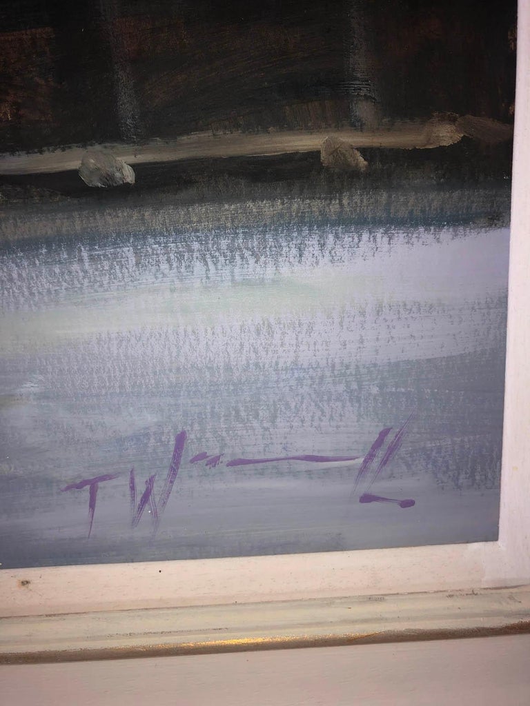 Trevor Waugh Dartmouth Harbour, Trevor Waugh, Devon Art, River Dart