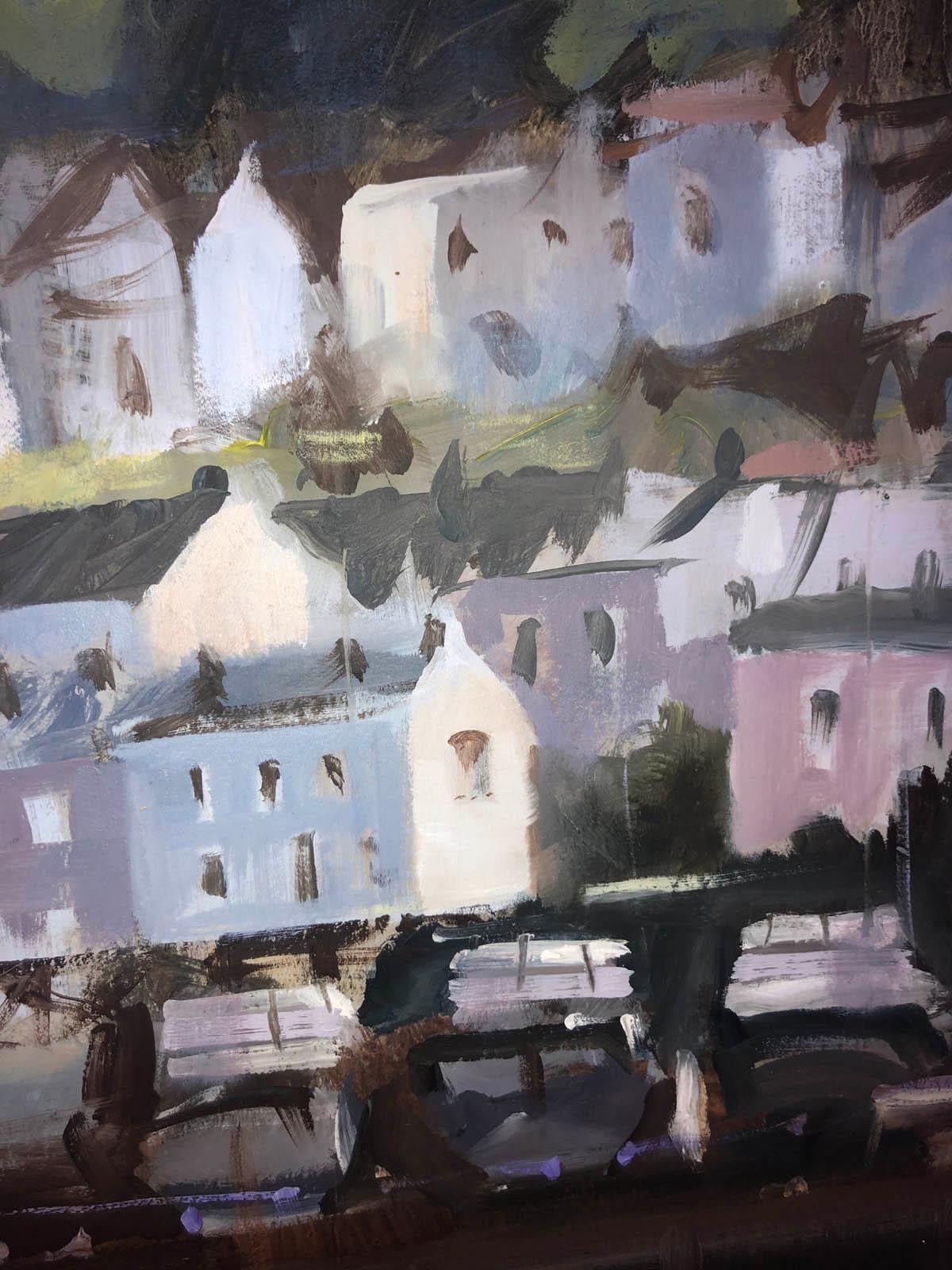 Porto di Dartmouth, Trevor Waugh, Arte del Devon, Fiume Dart, Pittura ad olio originale in vendita 3