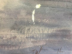 Trevor Waugh, Waiting Gondolas Venice, Original Watercolour Painting, Location