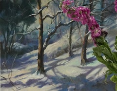 Trevor Waugh, Winter Trees, Original Oil Painting, Winter Scene, WinterLandscape