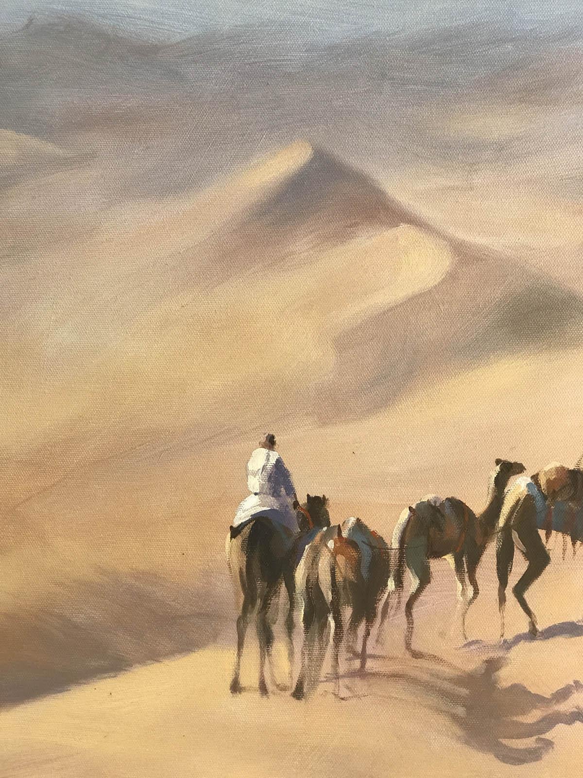 Trevor Waugh, The Rhub Al Khali, Original Oil Painting for Sale Online, Desert For Sale 1