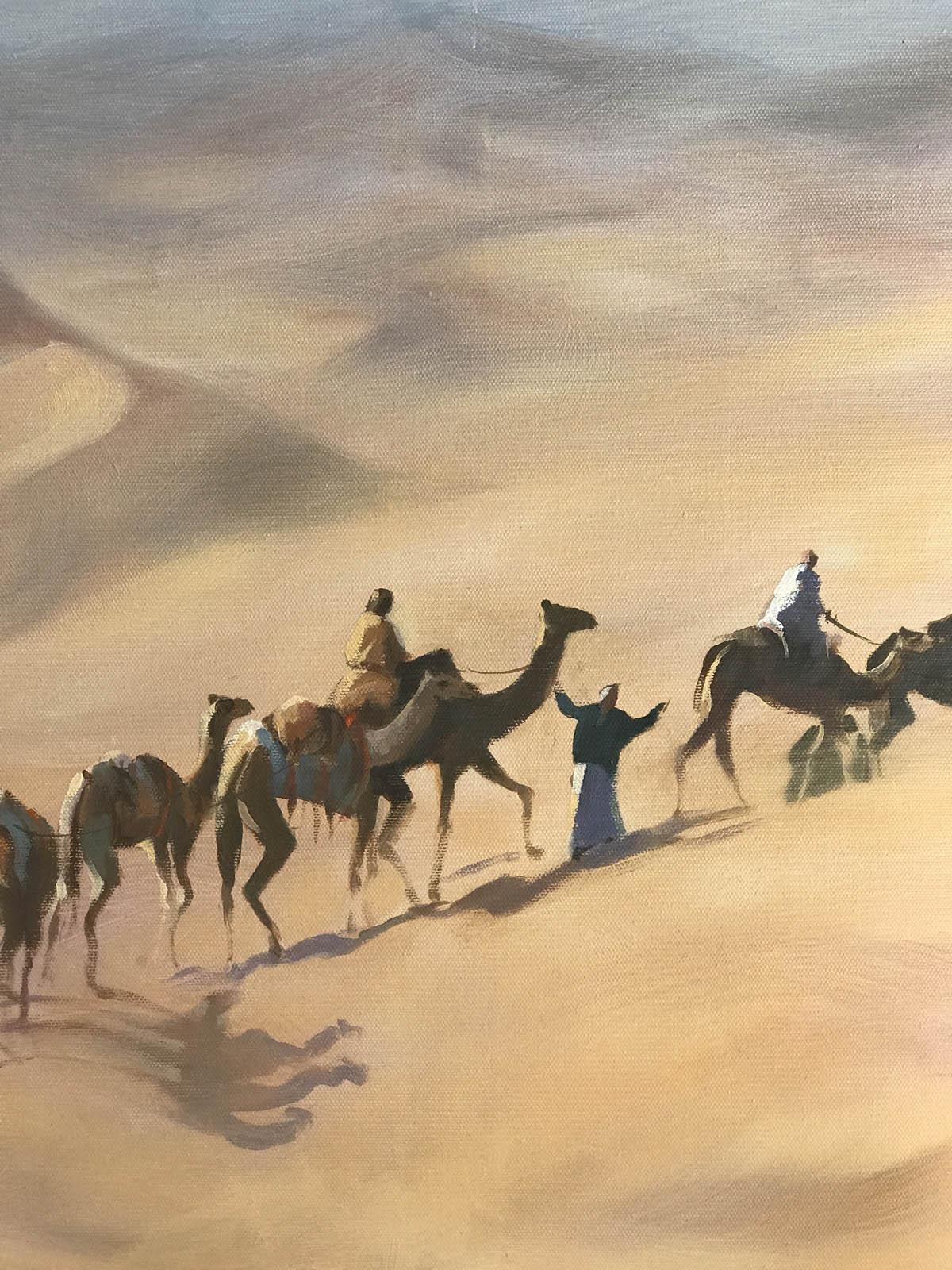 Trevor Waugh, The Rhub Al Khali, Original Oil Painting for Sale Online, Desert For Sale 3