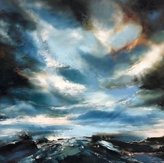 Oh! How you sing – Helen Howells – Original Seascape Oil Painting – 91cm x 91cm