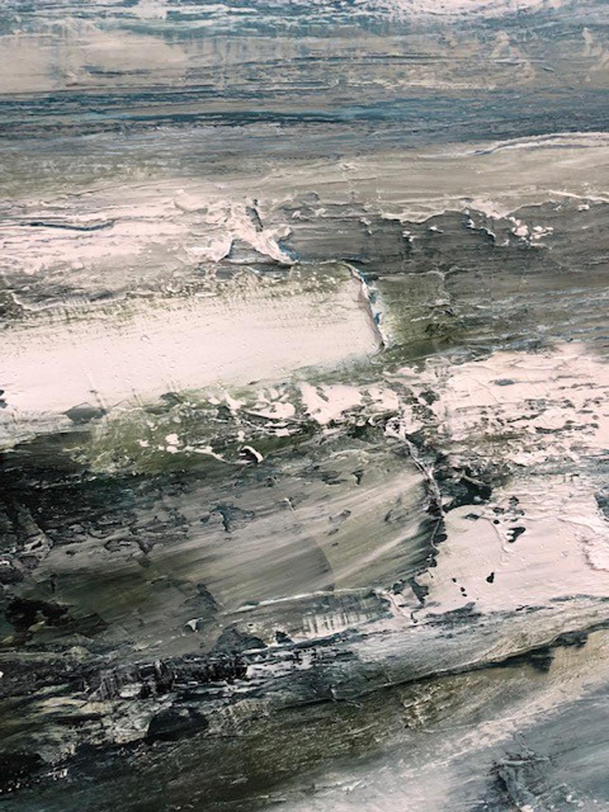 A New Dawn – Helen Howells – Original Seascape Oil Painting – 91cm x 91cm For Sale 2
