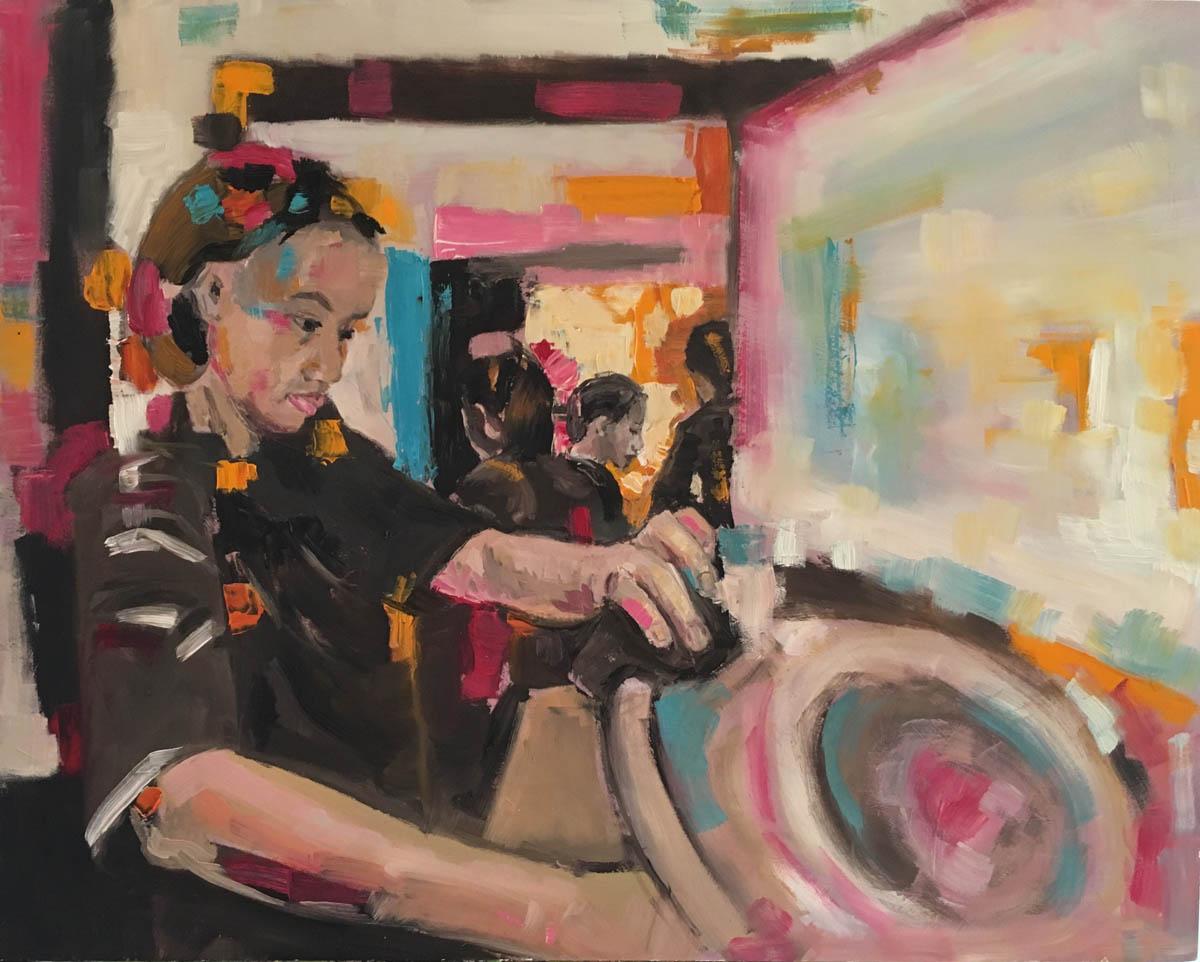 Der Sushi Chef, Eleanor Woolley, Erschwingliche Kunst online, zeitgenössische abstrakte Kunst