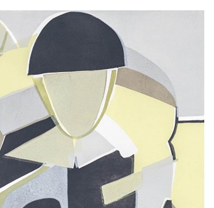 Landscape Print di Lisa Takahashi - Disegno di LISA Takahashi, Arte del ciclista, Arte dello sport, Arte su grande scala, Astratto