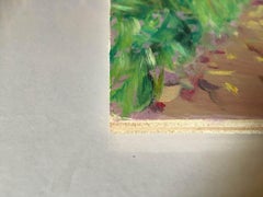 Passeggiata da Deddington DI ELEANOR WOOLLEY, Pittura ad olio originale di paesaggio