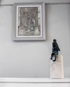 Jemma Powell, Blossom II, Original Oil Painting, Still Life Art