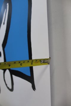 Harry Bunce, Rabbit For Keith #2, Animal Art, Inspired by Keith Haring