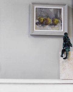 Jemma Powell, Three Lemons, Original Oil Painting for Sale