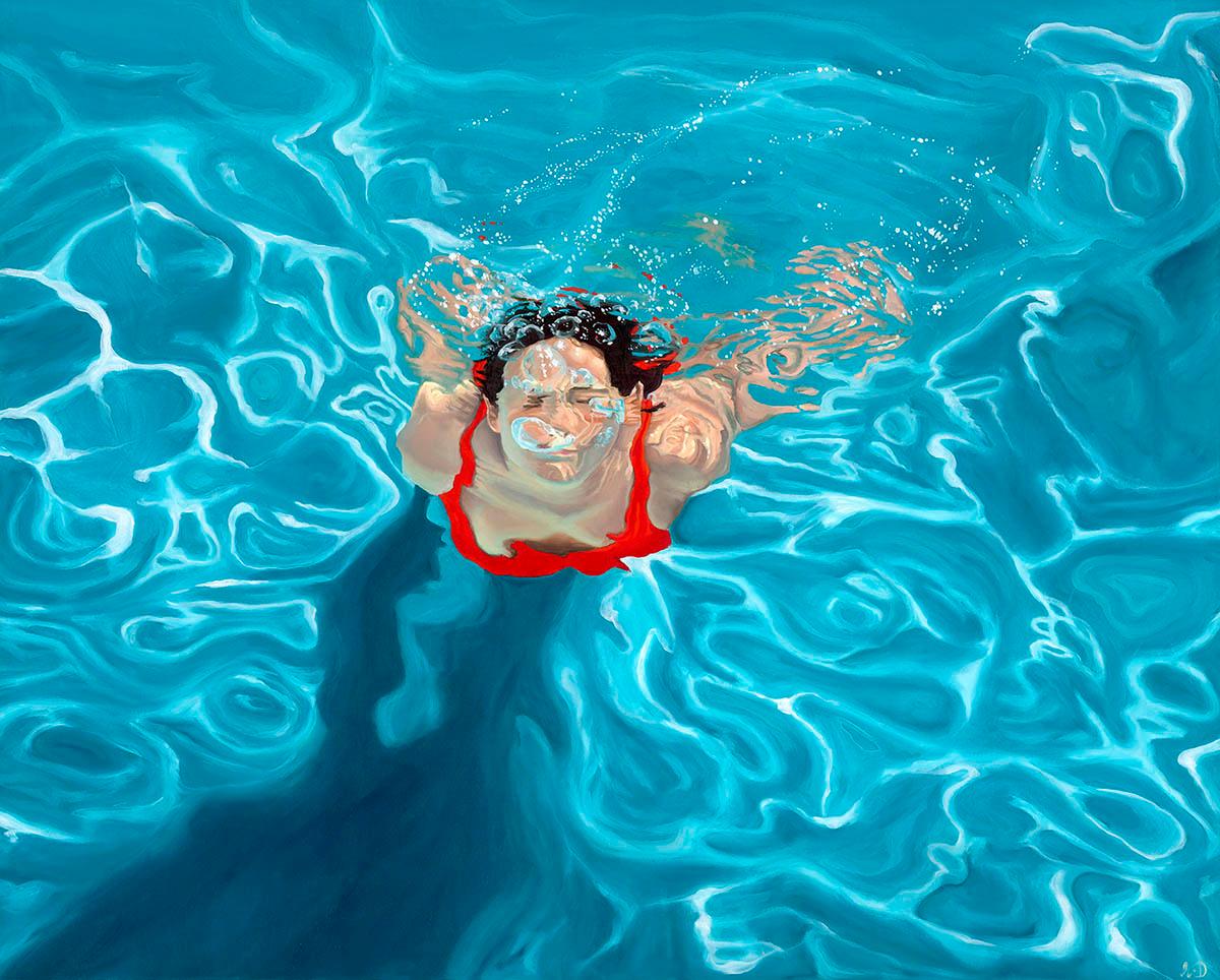 Amy Devlin - Amy Devlin, Awakening, Original Oil Painting, Underwater ...