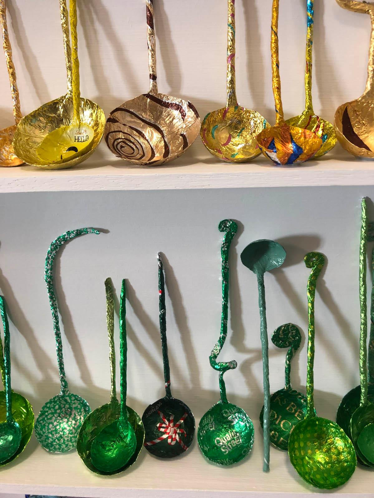Joanne Tinker, Resting Spoons, Original 3D Art, Sculpture, Kitchen Art 7