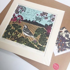 Wayside Wagtail de KATE HEISS, Paysage Art, Art de la nature