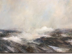 Ebridi esterne di Kim Pragnell, paesaggio marino, pittura a olio, arte impressionista
