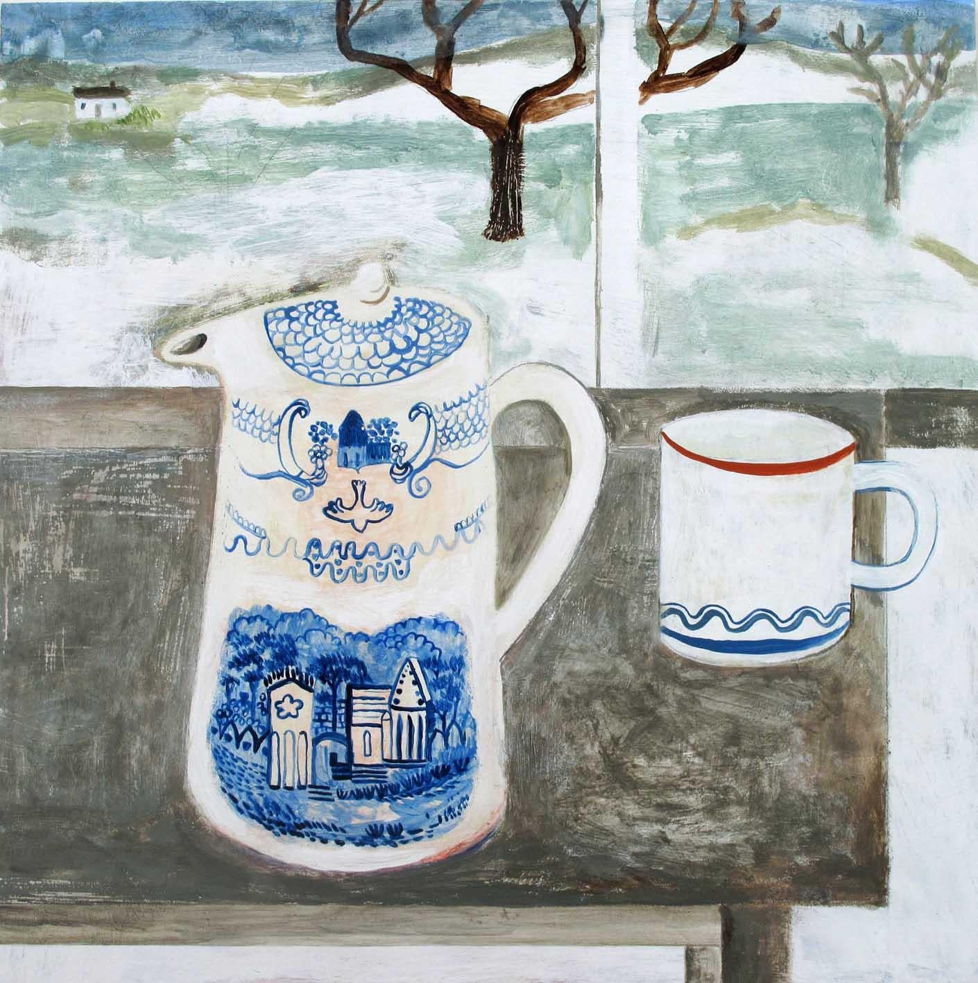 Andrea Humphries

Abbey Jug

Original Still Life Painting

Acrylic Paint and Mixed Media on Gesso Board

Size: H 36cm x W 36cm x D 3.5cm

White Frame Under Glass

 

Abbey Jug is an original painting by Andrea Humphries. The still life looks out