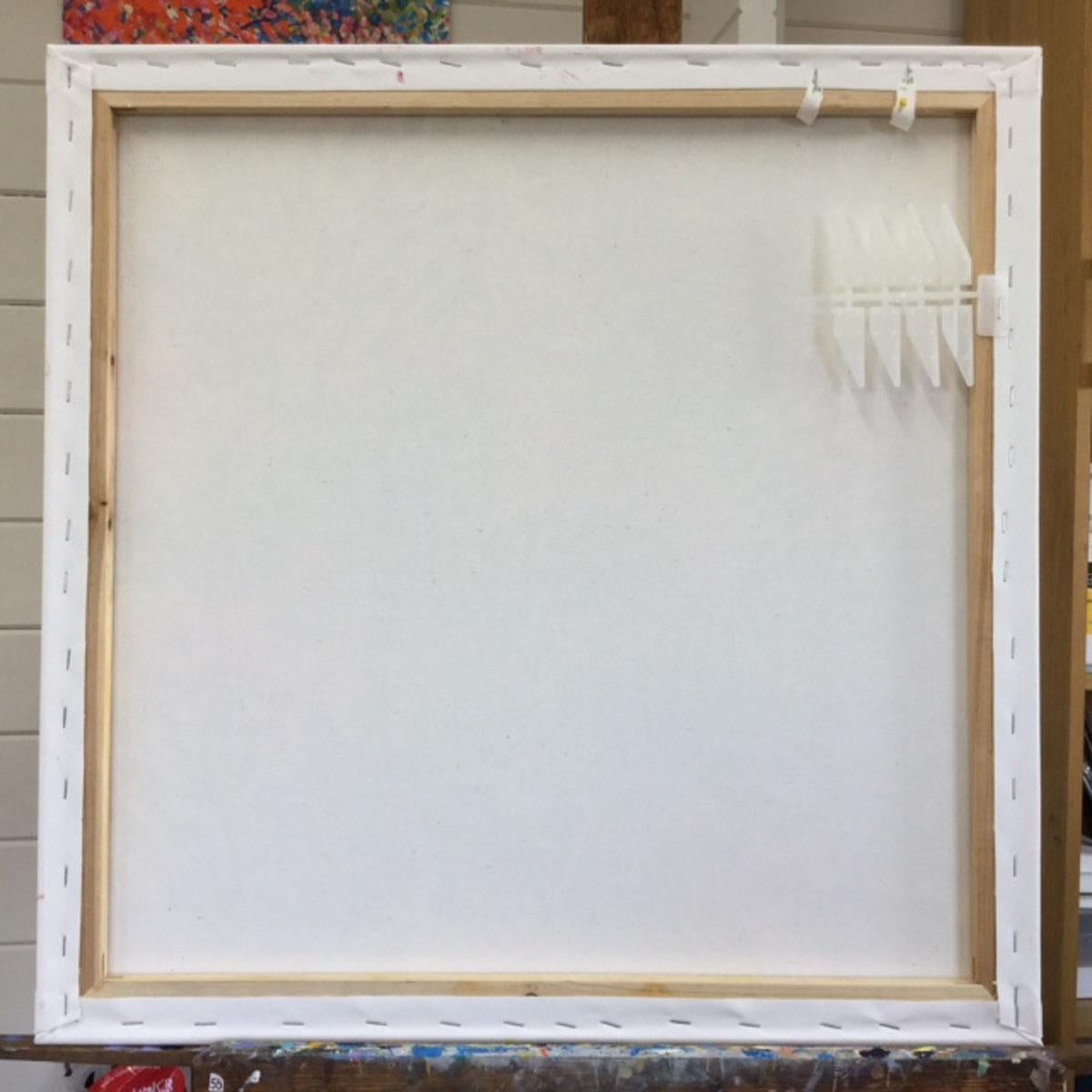 Giardino del Devon, Quadro originale di Rosemary Farrer, Pittura astratta di paesaggio in vendita 2