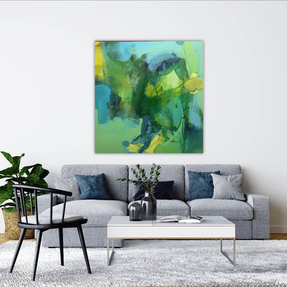 Annie Coxey
And it Rained
Original Abstract Painting
Acrylic Paint, Collage, Inks, Resin and Drawing on Canvas
Canvas Size: H 100cm x W 100cm x D 4cm
Sold Unframed

And it Rained is an original painting by Annie Coxey. This abstract painting by