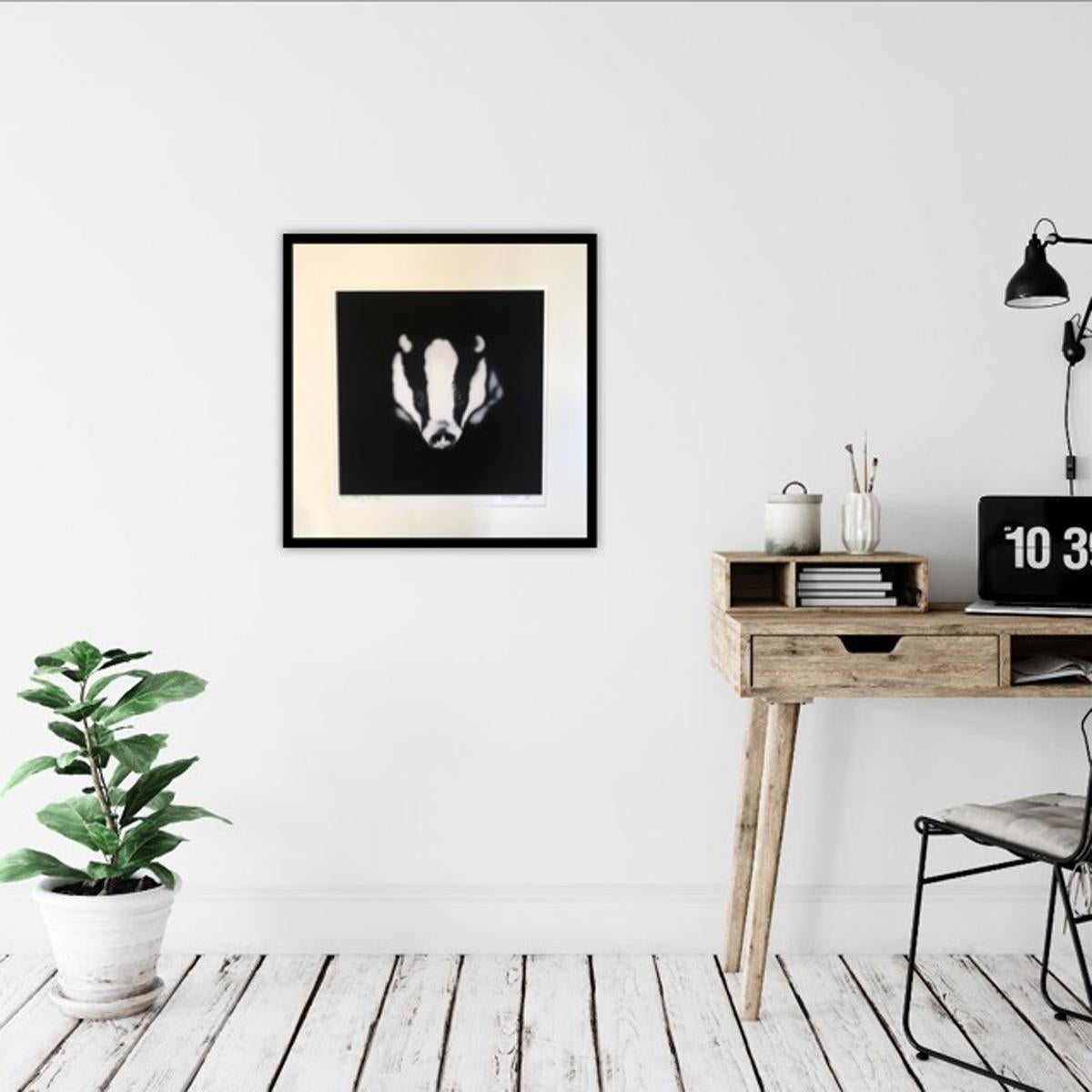 I'm Watching You, Steve Shaw, Badger Art, Tierdrucke, Contemporary Print im Angebot 10