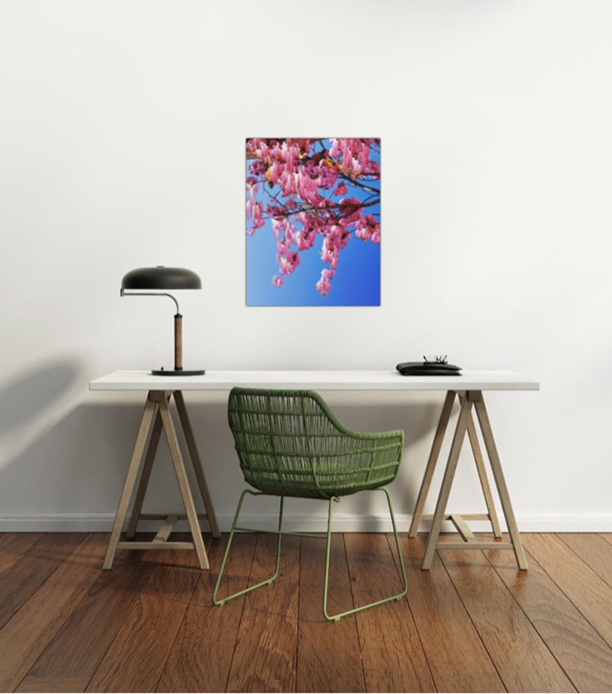 Blossom, Katie Hallam, Flower Art, Digital Print, Photographic Artwork, Bright For Sale 2