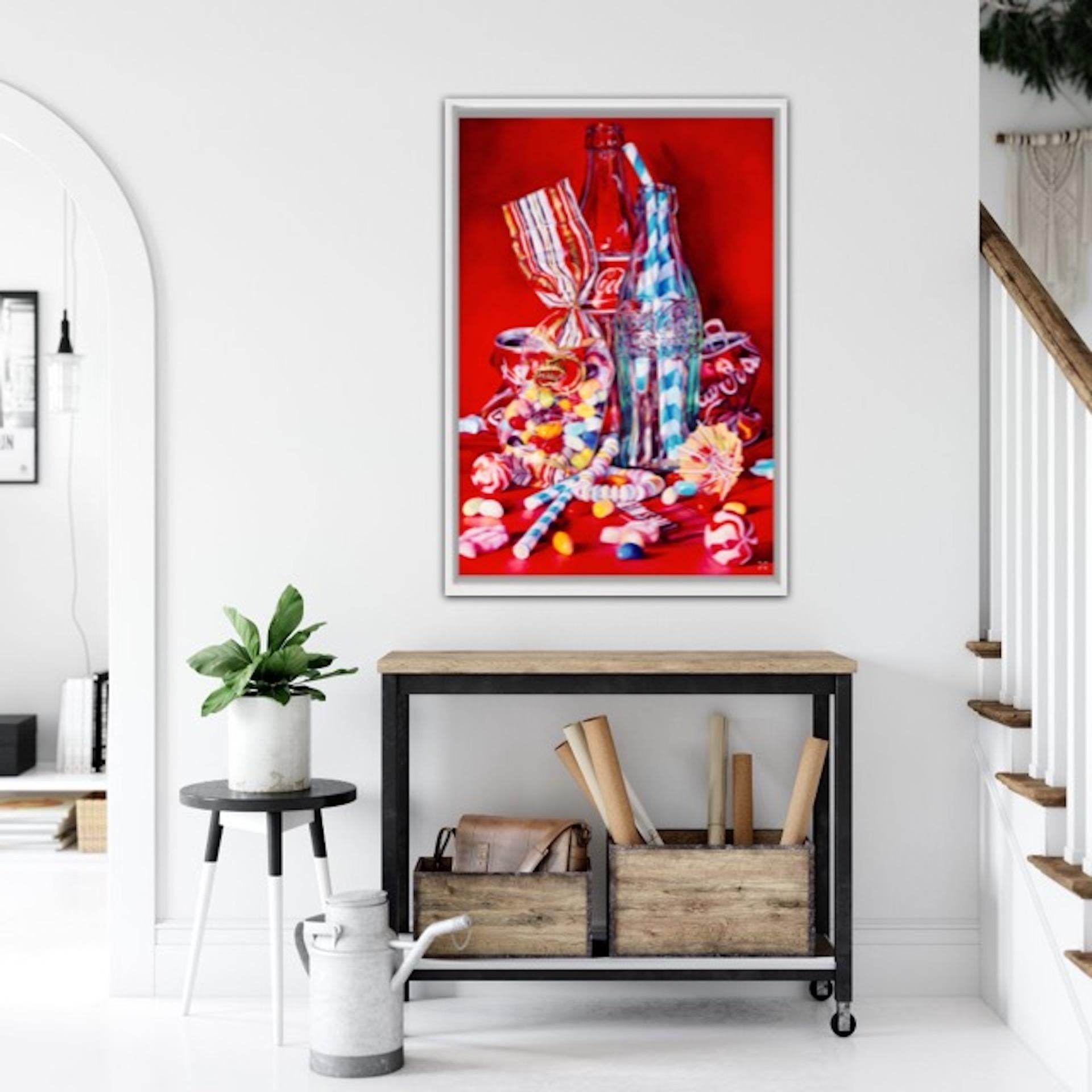 Coke, Jelly Beans and Lifesavers, Kate Brinkworth, Zeitgenössischer Druck, Süße Kunst im Angebot 1