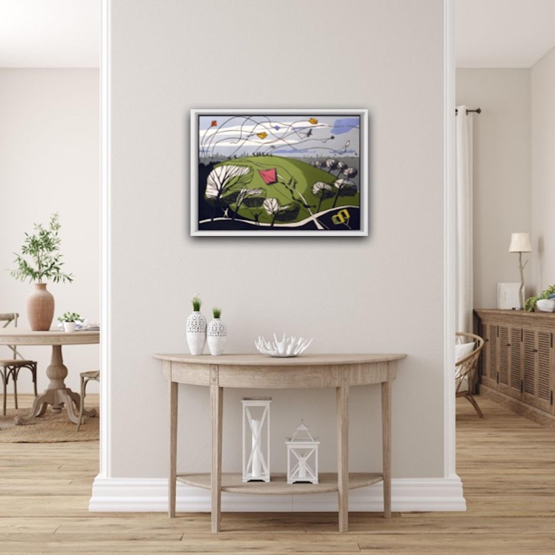 Parliament Hill, Colin Moore, Arte Luminosa, Arte Londra, Paesaggio urbano, Arte accessibile in vendita 2