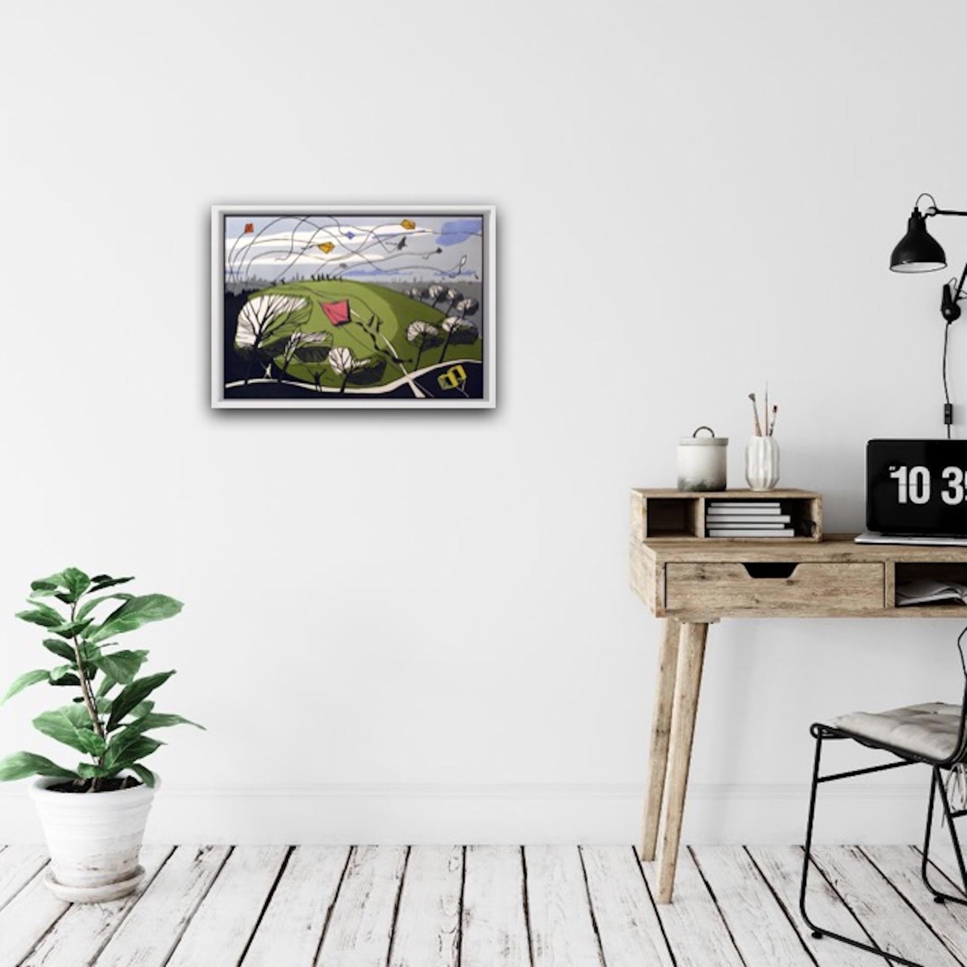 Parliament Hill, Colin Moore, Arte Luminosa, Arte Londra, Paesaggio urbano, Arte accessibile in vendita 3
