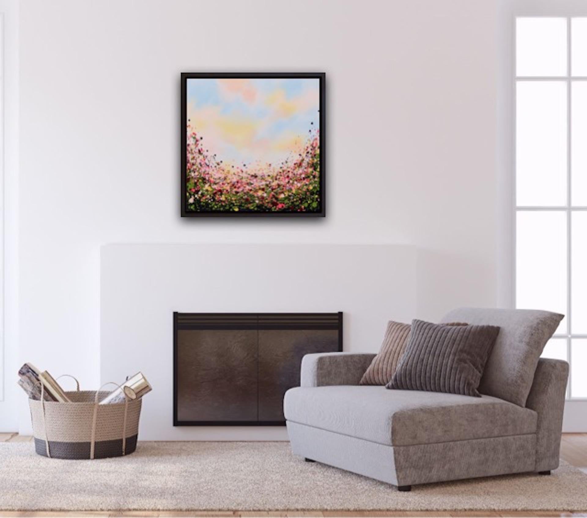 Sophie Berger, Spring Fling, Bright Art, Original Painting, Abstract Landscape 2