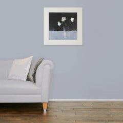 Peinture de nature morte semi-abstraite - Libbi Gooch:: noir et blanc:: art d'origine