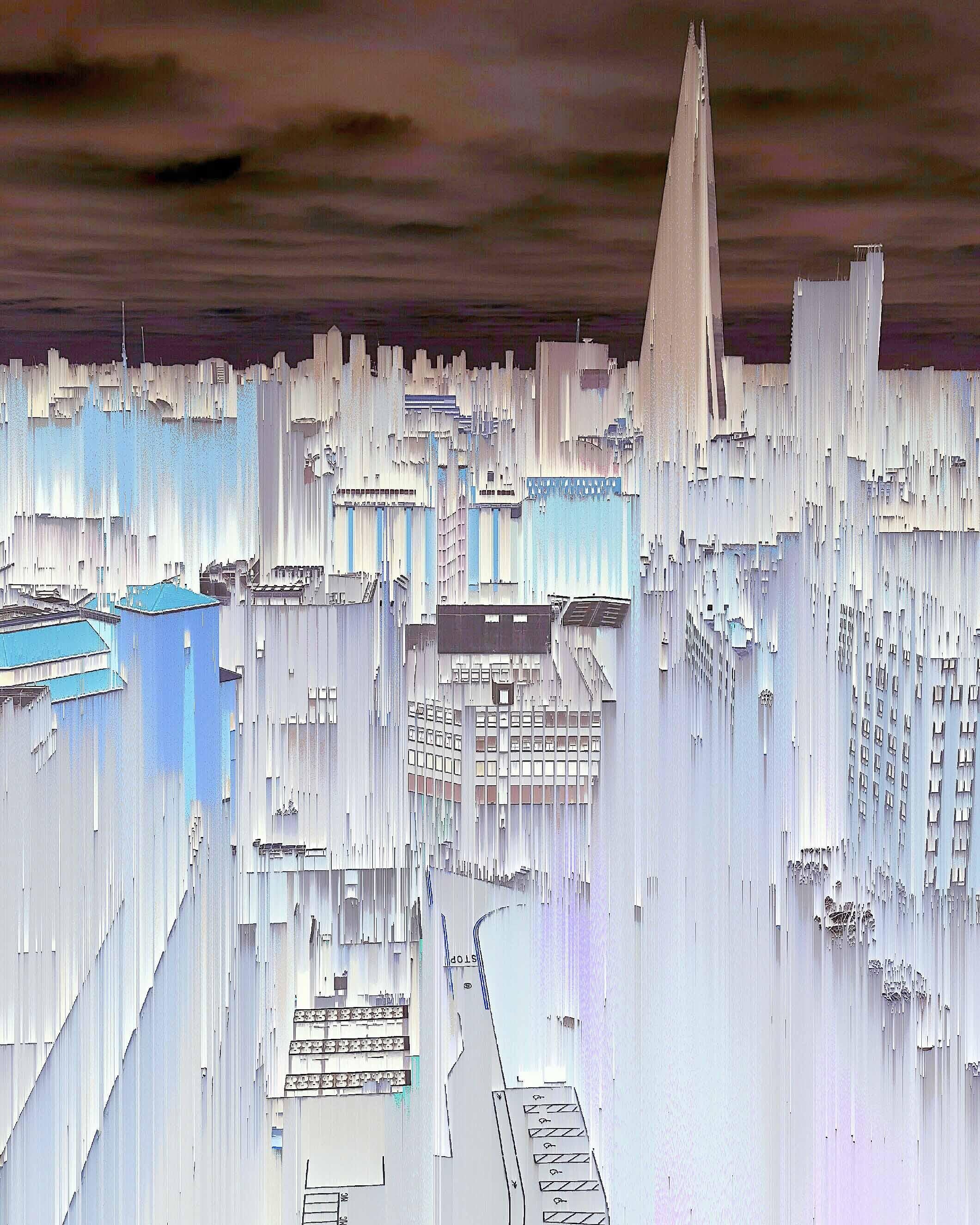 Shard London, Katie Hallam, Office Art, Affordable Art, London Landmark Art en vente 1