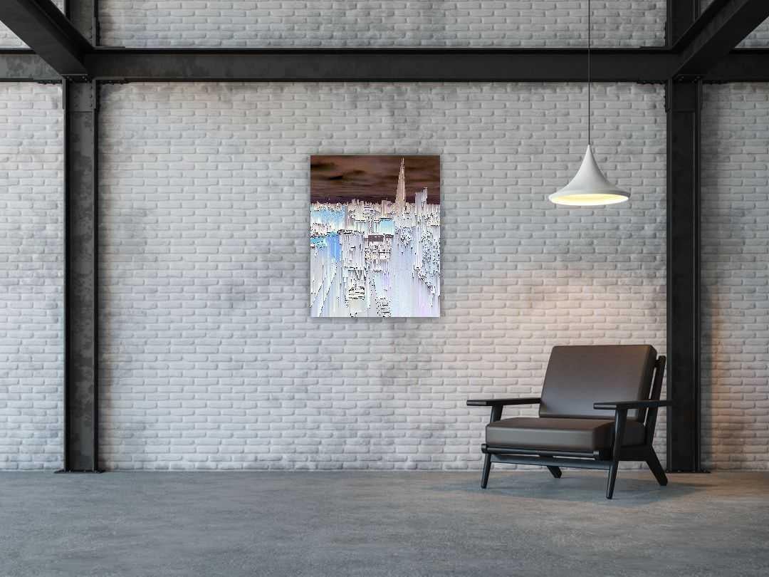 Shard London, Katie Hallam, Office Art, Affordable Art, London Landmark Art en vente 6