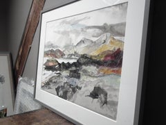 From the Sound of Arisaig, Winter Storm, Duncan MacDonald Johnson, Welsh Artist