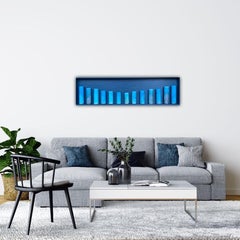 Raku blue I BY EMMA BELL, Ceramic Art, Bright Art, Installation Artwork
