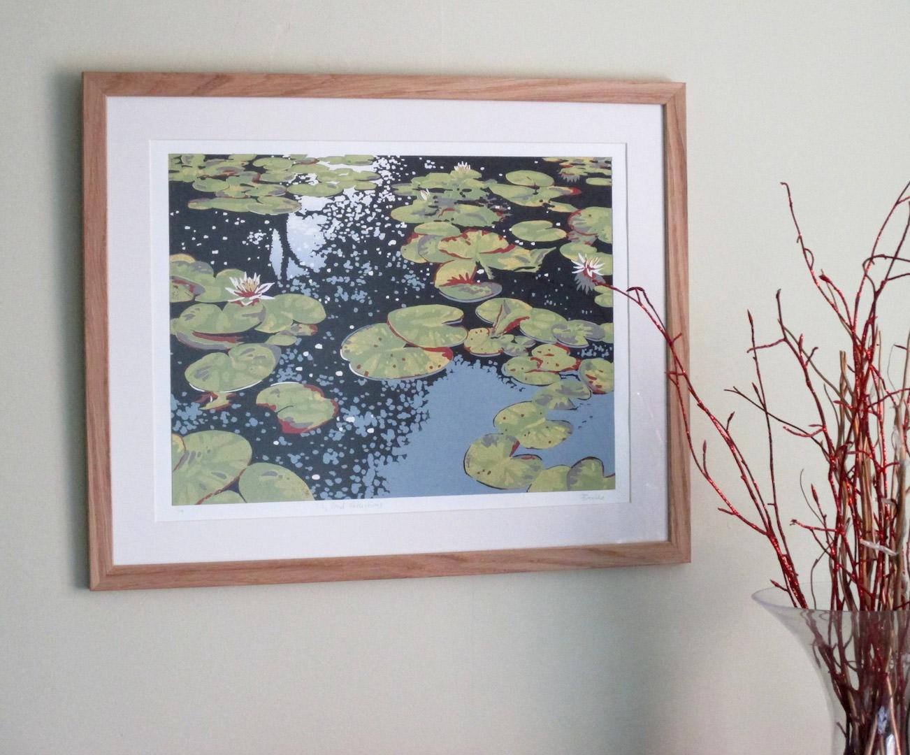 lily pond lane print