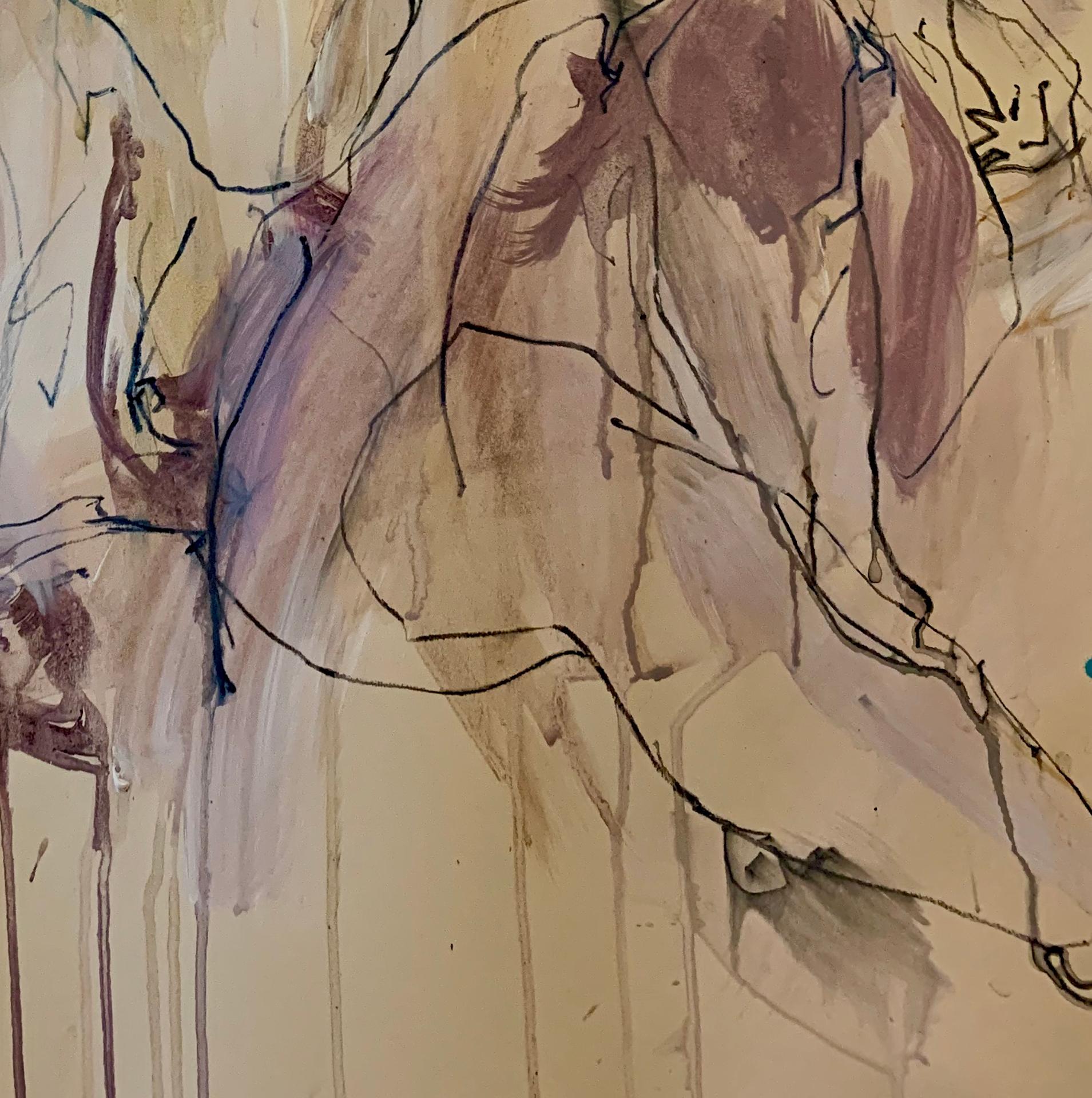 Judith Brenner
Sophie in 3 Poses
Original Figurative Drawing
Acrylic Paint, Pan Pastel, Ink and Watercolour Pencil on Paper
Sheet Size: 84.1cm x W 59.4cm x D 0.1cm
Sold Unframed
Please note that in situ images are purely an indication of how a piece